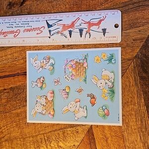 Hallmark Easter sticker sheet